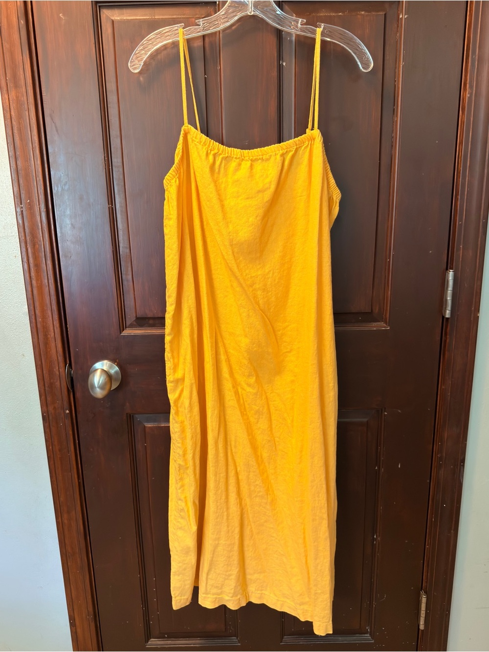 Orange tank dress